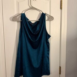 Coldwater Creek Teal Drape Tank Top
